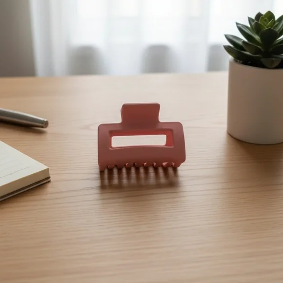 Elegant Pink Small Hair Claw Clip (New) - Picture 2 of 4